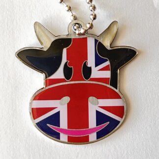 Great British Geocaching Cow Trackable Tag